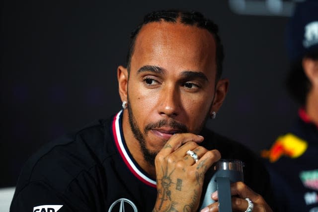 Lewis Hamilton complained he was 