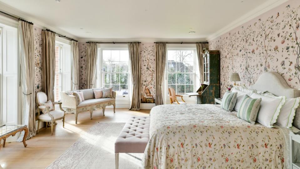 The primary bedroom in Dower House - Credit: Richstone Properties