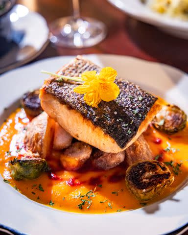 <p>Robbie Caponetto</p> Eden Restaurant in Hotel Hale to dine on dishes like seared salmon.