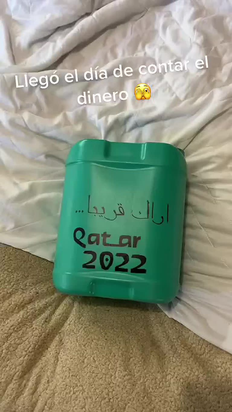 El primer video donde rompieron la alcancía del viaje a Qatar