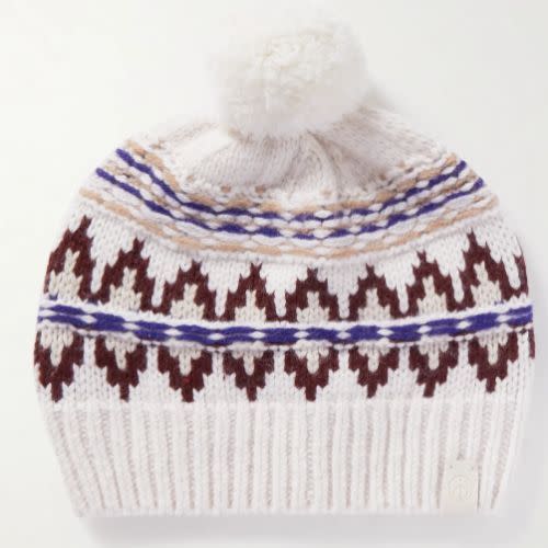 Fair Isle Wool-Jacquard Beanie