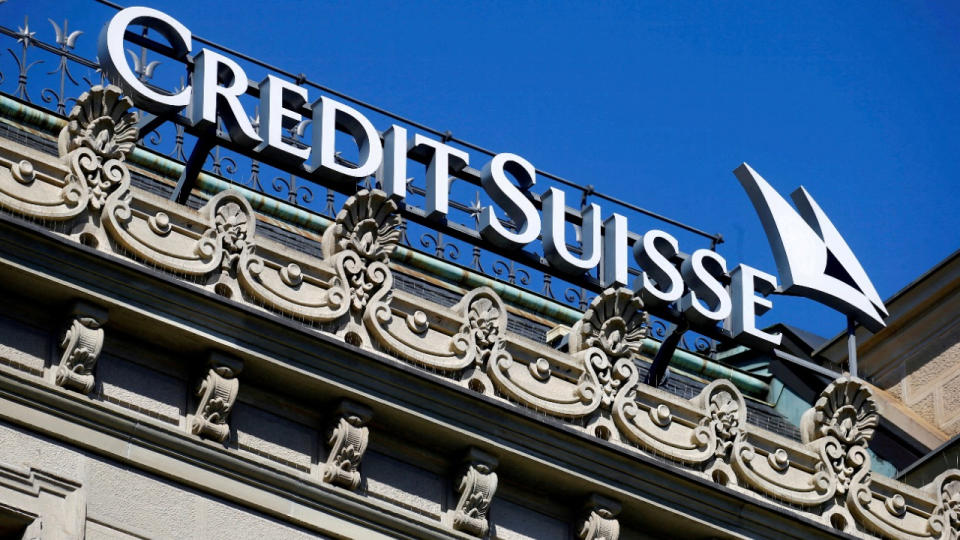 Logo de la banque suisse Credit Suisse