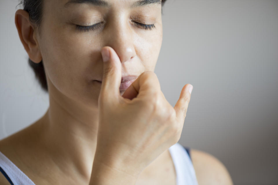 Finger breathing is a form of self-hypnosis. (Getty Images)