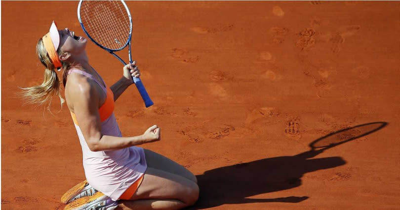 莎拉波娃2016年因禁藥事件被禁賽15個月，復出後不斷飽受傷病困擾，賽季打打停停。（圖／達志／美聯社）