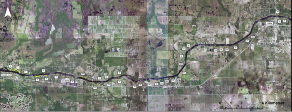 More than 30 oxbows lace the Caloosahatchee between the W.P. Franklin Lock and LaBelle