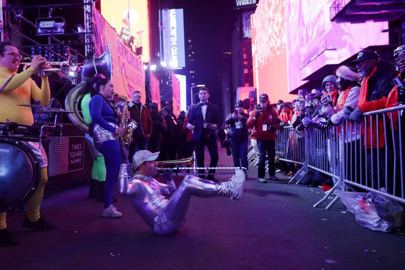 New Year celebrations in New York City