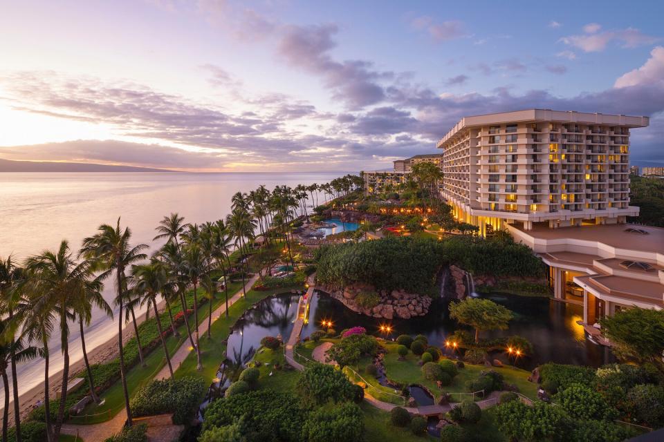 Aerial view of Hyatt Regency Maui Resort &amp; Spa