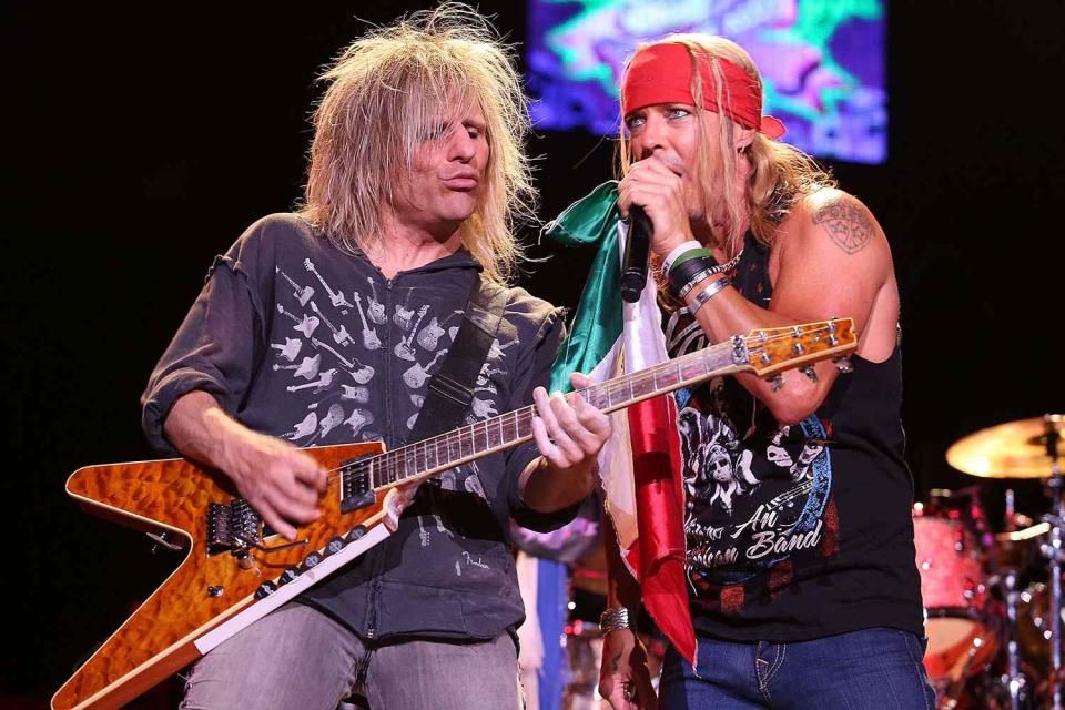 Victor Chavez/WireImage C.C. DeVille and Bret Michaels 