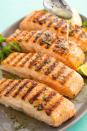 <p>Coriander and lime are the ultimate combo!</p><p>Get the <a href="https://www.delish.com/uk/cooking/recipes/a29844282/best-grilled-salmon-fillets-recipe/" rel="nofollow noopener" target="_blank" data-ylk="slk:Coriander Lime Grilled Salmon;elm:context_link;itc:0;sec:content-canvas" class="link ">Coriander Lime Grilled Salmon</a> recipe.</p>