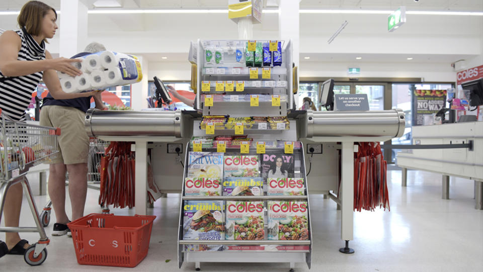 Coles has said it is focusing on providing essentials and may not be able to follow through with advertised products available in store