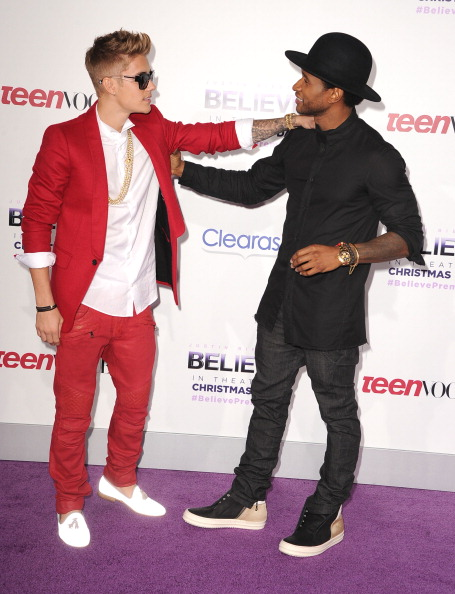 Usher y Justin Bieber