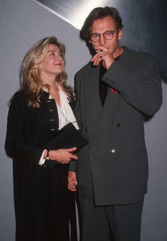 Ron Galella, Ltd./Ron Galella Collection via Getty Natasha Richardson and Liam Neeson stand together.