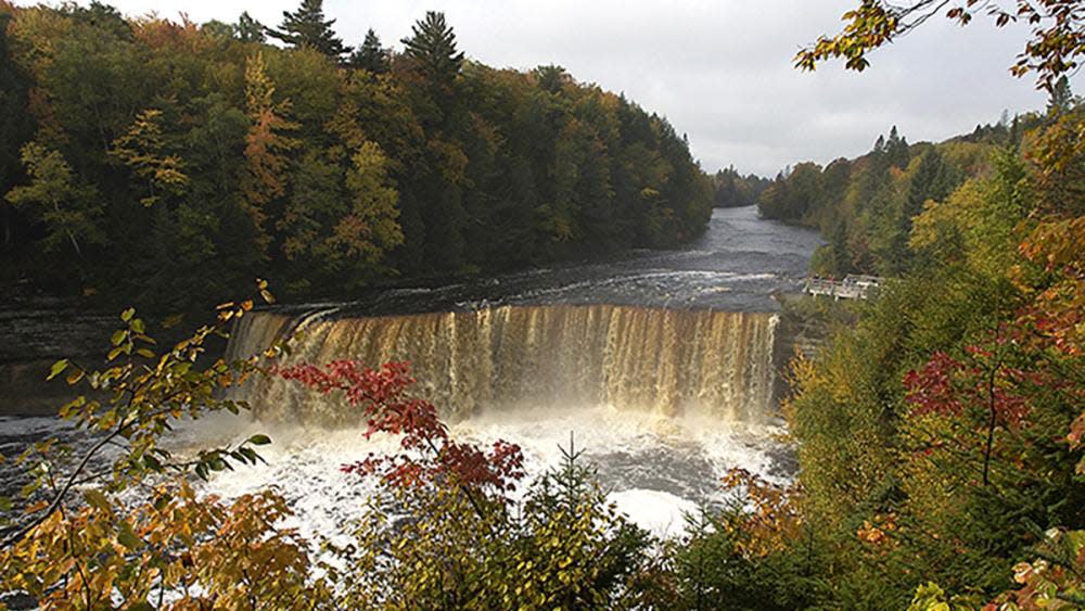 Tahquamenon Falls State Park is seen in the eastern Upper Peninsula.