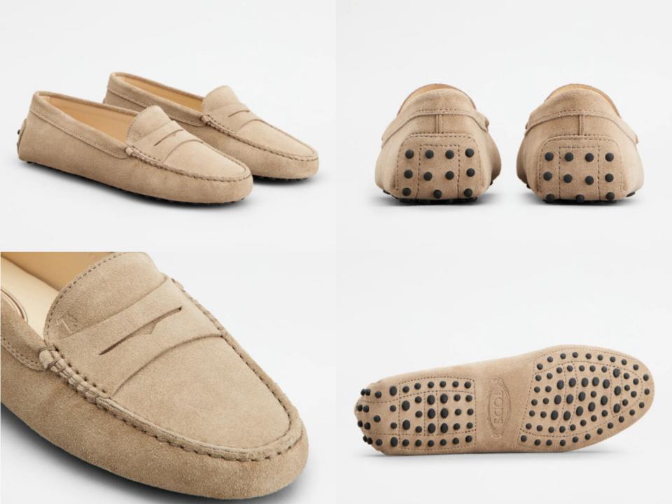 經典平底鞋推薦3：Tod’s 小牛皮豆豆鞋，約NT$21,300。圖片來源：Tod’s