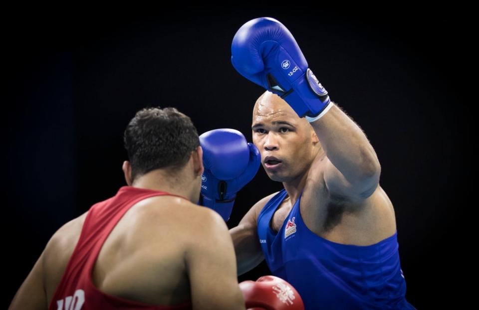 Six British boxers including Delicious Orie’s super-heavyweight predecessor Frazer Clarke won gold at the 2018 Commonwealth Games (Danny Lawson/PA) (PA Archive)