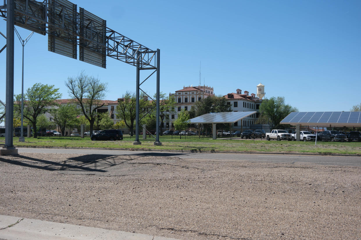 The Amarillo VA Medical Center sits right across the street from the Homeless Heroes proposed veteran housing project in Amarillo.