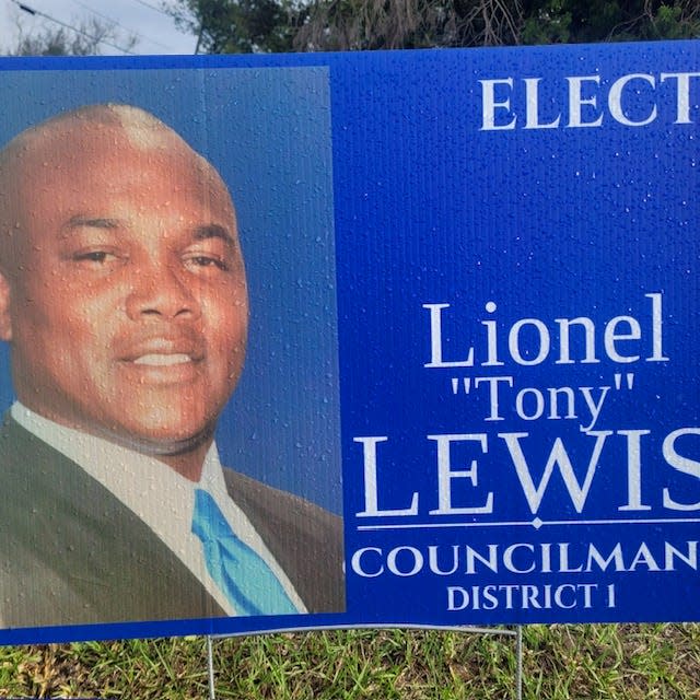 Lionel Lewis, candidate for Council District 1. Lewis is a truck driver of 24 years who wants to improve relations between the community and law enforcement.