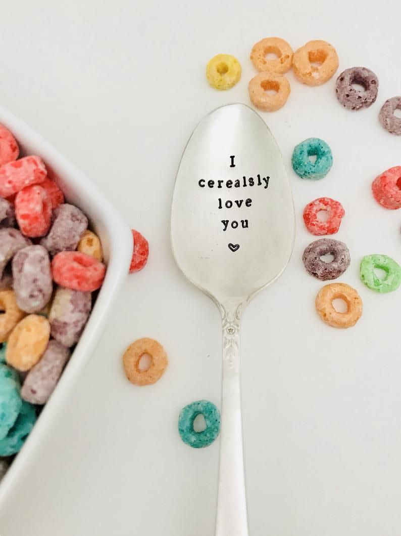 Stamped Cereal Spoon