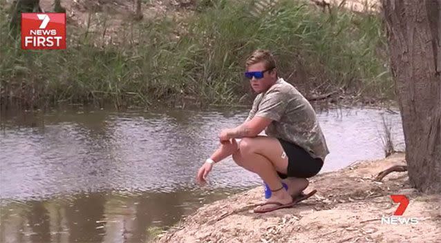 Farmer Bailey Dawson. Source: 7 News