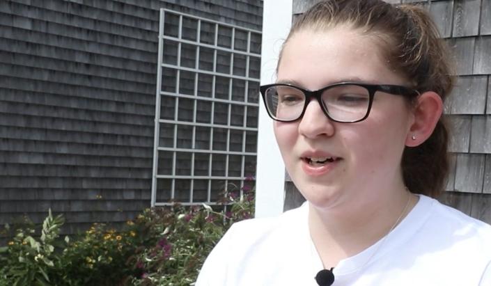Emily DeGowin, a 2022 graduate of Bourne High School and past climate ambassador, talks about her experience in a video the Cape Cod Commission created to showcase the youth ambassador program.