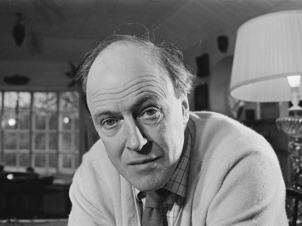 Roald Dahl in 1971: Getty