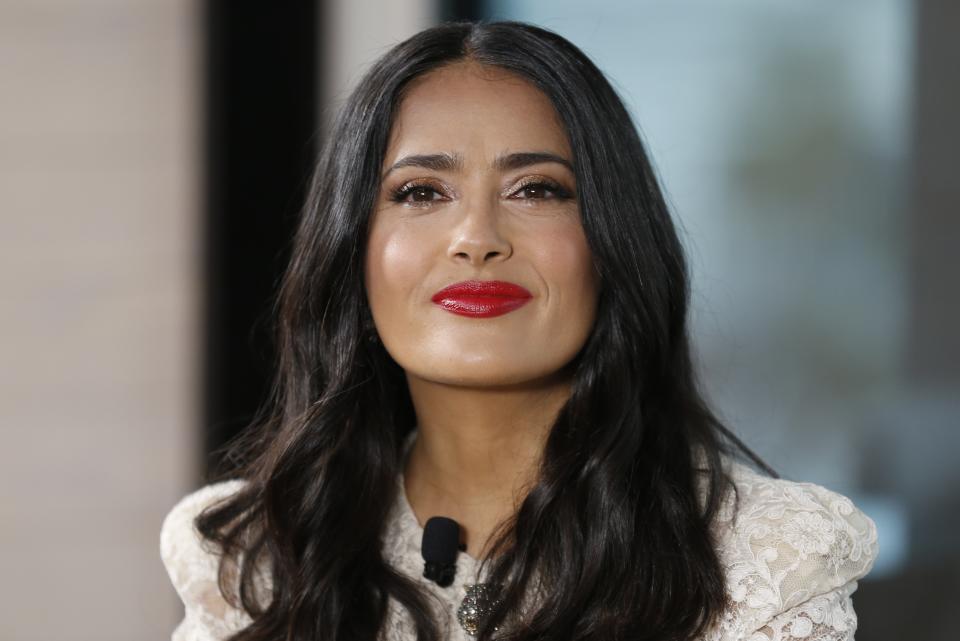 71st Cannes Film Festival - Photocall Kering Women in Motion - Cannes, France May 13, 2018. Salma Hayek poses. REUTERS/Regis Duvignau