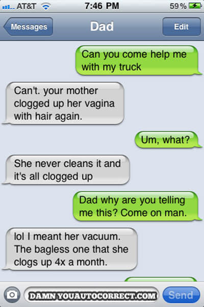 Autocorrect fails