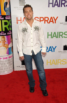 Lance Bass at the New York premiere of New Line Cinemas' Hairspray