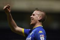 Britain Soccer Football - Preston North End v Leeds United - Sky Bet Championship - Deepdale - 26/12/16 Leeds United's Pontus Jansson celebrates afterthe game Mandatory Credit: Action Images / Adam Holt Livepic