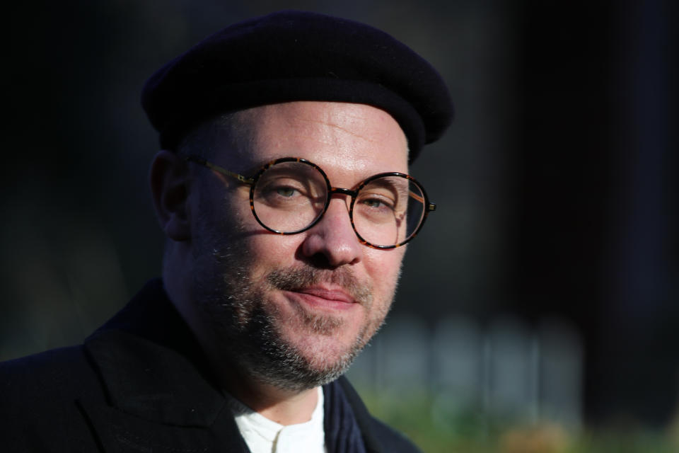 Singer Will Young outside St Pancras Coroner's Court, London, during the inquest into death of his twin brother Rupert Young, 41, who died after falling from a bridge in August 2020. Picture date: Monday January 25, 2021. (Photo by Aaron Chown/PA Images via Getty Images)