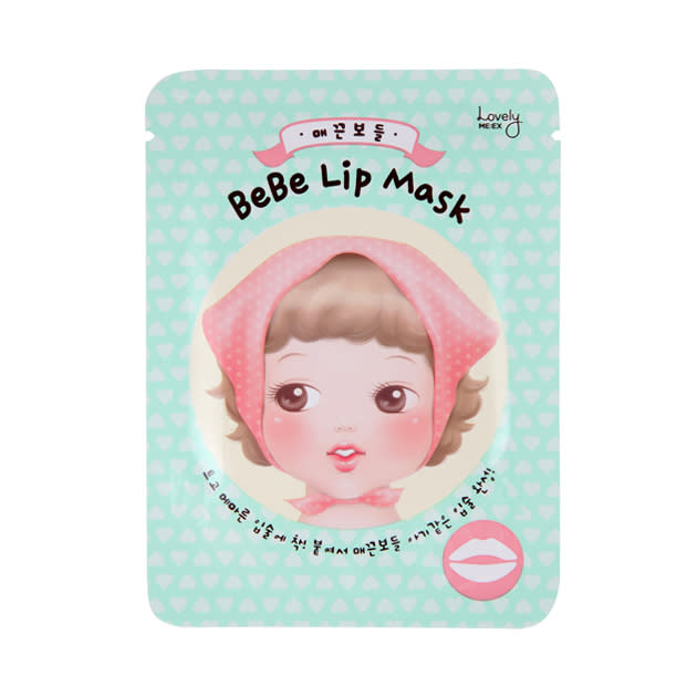 There is no reason your lips should be left out of the sheet mask game and this little mask works wonders on dry lips. It comes in two parts: One mask for the top lip and one for the bottom. Place it on tightly, and let sit for about 20 minutes — longer if you can. You’ll be left with baby soft lips. The Face Shop Bebe Lip Mask ($6)