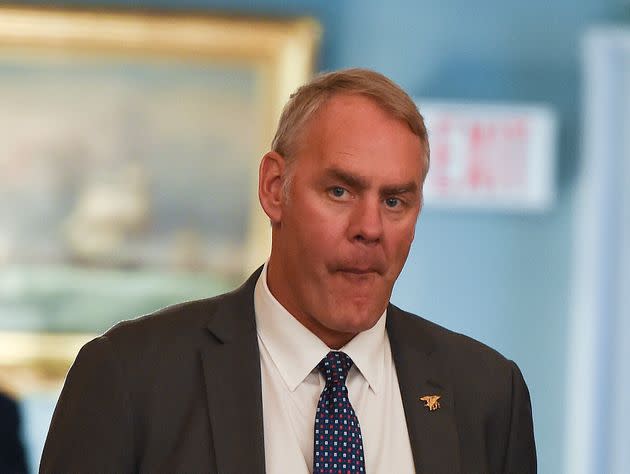Former U.S. Secretary of the Interior Ryan Zinke and his then-chief of staff misled federal investigators about their attempt to quash a tribal casino in Connecticut, according to an internal watchdog report. (Photo: ANDREW CABALLERO-REYNOLDS via Getty Images)