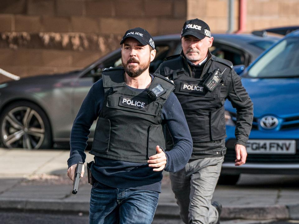 Martin Compston in this Sunday’s episode of Line of Duty (BBC/World Productions/Steffan Hill)