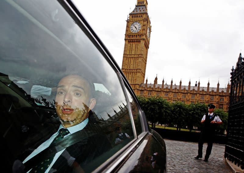 FILE PHOTO: Mark Sedwill leaves the Houses of Parliament after giving evidence at a Commons Home Affairs Select Committee hearing in London