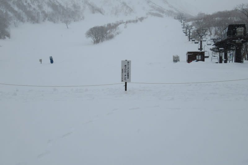 日本栃木縣那須溫泉的家庭滑雪場。（翻攝那須温泉ファミリースキー場臉書）