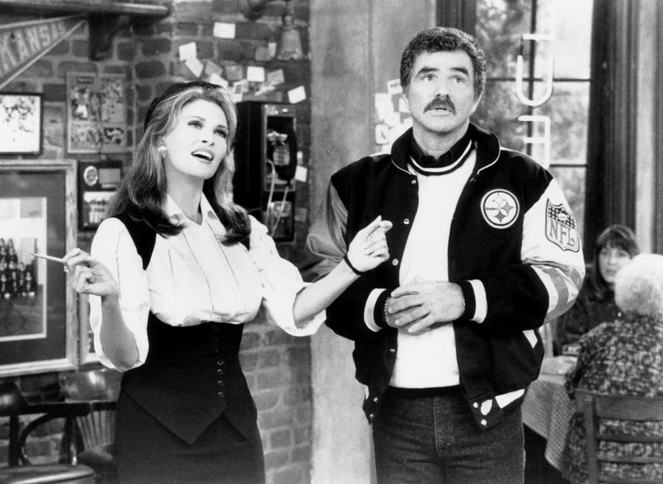 <p>Reynolds returned to TV in 1990 in <em>Evening Shade</em>. He played Wood Newton, a former member of the Pittsburgh Steelers, for four years and nearly 100 episodes. (Photo: CBS/Courtesy: Everett Collection) </p>