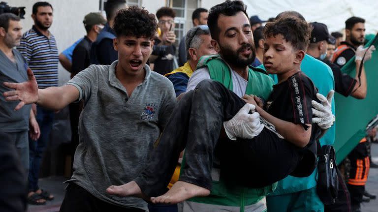 Tras el ataque de Hamas a Israel, las fuerzas israelíes lanzaron una contraofensiva en Gaza