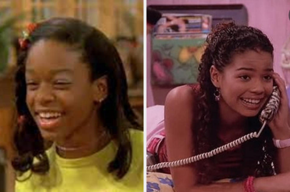 Side-by-side of Jazz Raycole and Jennifer Freeman as Claire in "My Wife and Kids."