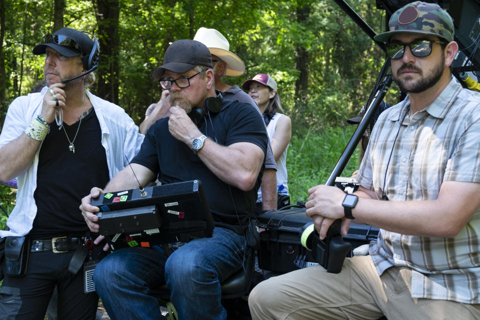 BTS, Michael Cudlitz - The Walking Dead _ Season 9, Episode 7 - Photo Credit: Gene Page/AMC