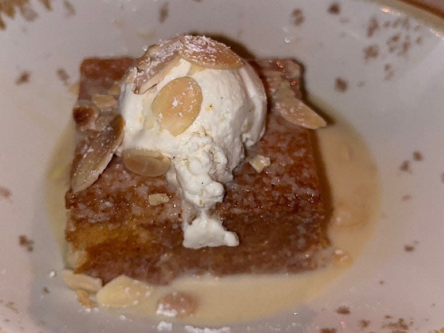 dessert from san angel inn restaurant in epcot at disney world