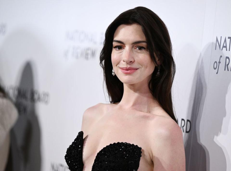 Hathaway said that if a person doesn’t want to open themselves up to humiliation, “don’t be an actor.” Stephen Lovekin/Shutterstock