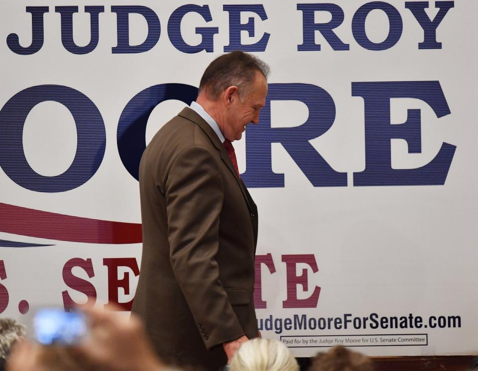 U.S. Senate candidate Roy Moore 