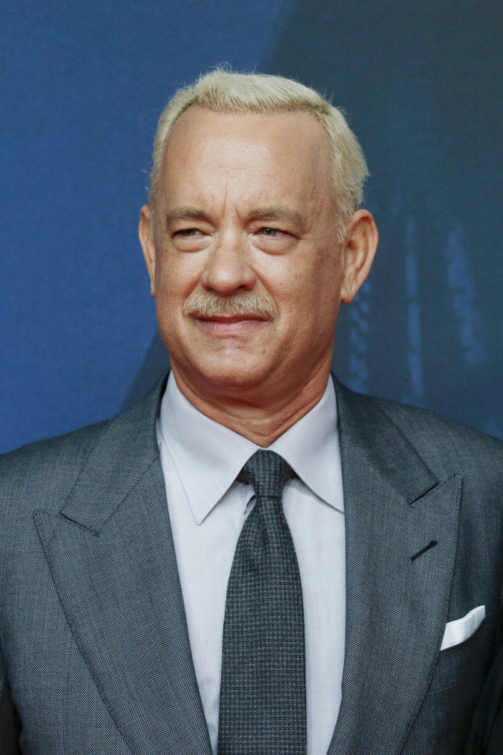 <p> Tom Hanks at the world premiere of Bridges of Spies 2015. </p>