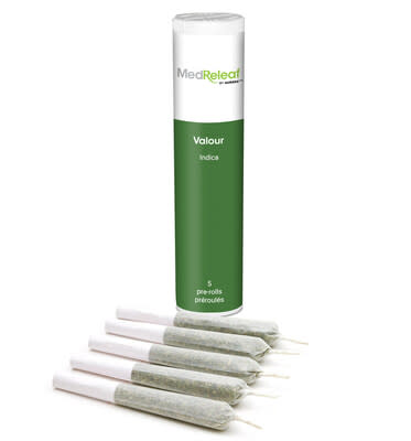 MedReleaf Valour Pre-Rolls (CNW Group/Aurora Cannabis Inc.)