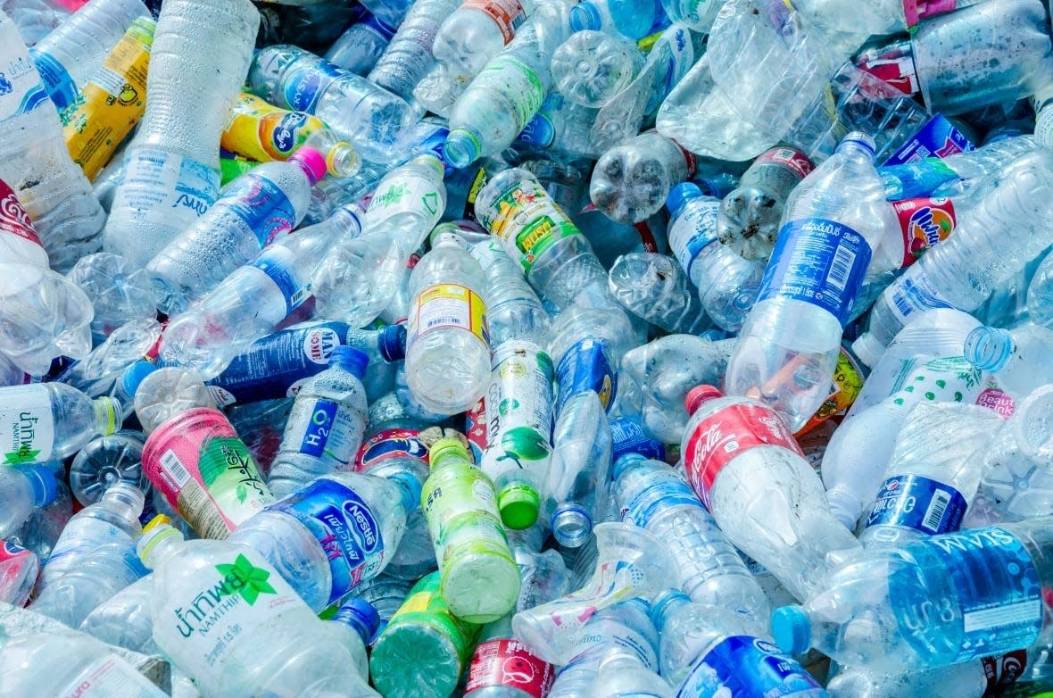 FILE - Single-use plastic is a major polluter of creeks, streams, and groundwater. Much of that waste can be eliminated with better shopping habits and recycling efforts.