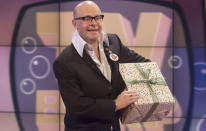 <b>Harry Hill burps his last (March)</b><br>After much ultimately untrue speculation that he might sign on for another couple of series, Harry Hill’s brilliant ‘TV Burp’ comedy show came to an end in the Spring. TV is a less silly, madcap place without it. For 11 seasons, we had delighted in “Chippy Chips”, the shoving of characters in Albert Square into shrubbery – “Bush Push!” – the Knitted Character and, of course, the legendary “FIIIIIIGHT!” We miss you, Harry.