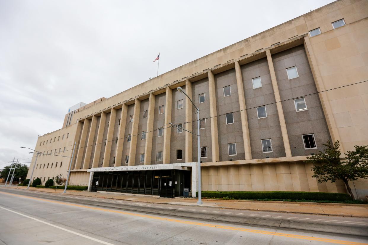 A Canadian man has pleaded guilty in Oklahoma City federal court for his alleged role in a stolen credit card and identity theft ring. Pictured is the William J. Holloway Jr. United States Courthouse.