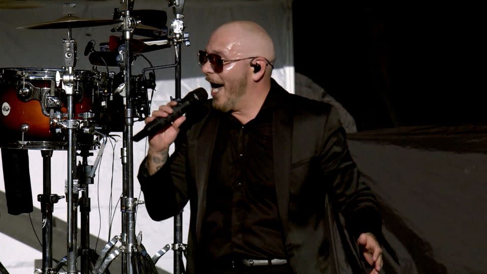 Pitbull will perform as part of NBC's fireworks special. - CNN