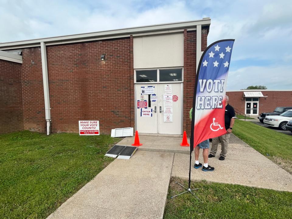 Lakeview Elementary School on Election Day for the May 3 primary in Wilson County.