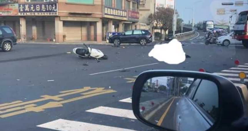 雲林日前發生重大車禍，釀成1死1重傷。（圖／翻攝自爆料公社二社，下同）